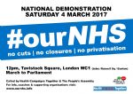 Save Our NHS Demo 4th March